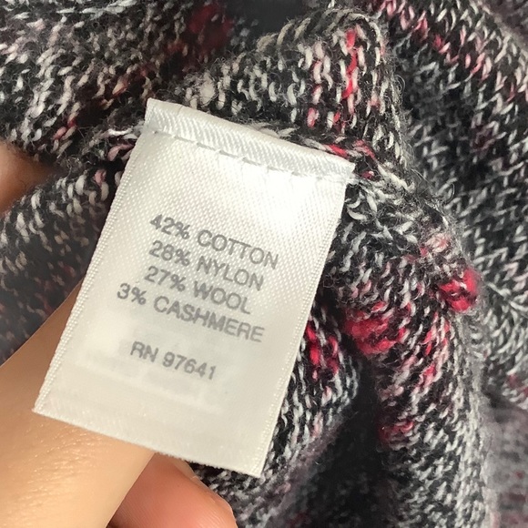 J. Jill sweater asymmetrical wool cashmere blend - Picture 5 of 6